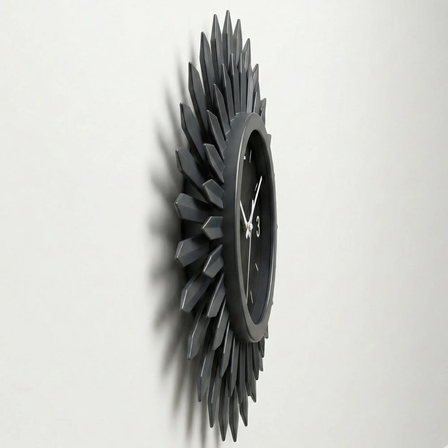 Emfogoo Silent Sunburst Wall Clock