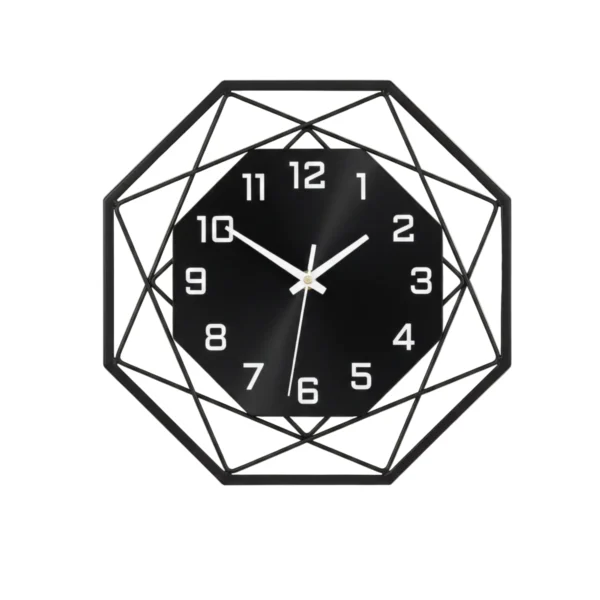 Clokary Geometric Octagon Wall Clock
